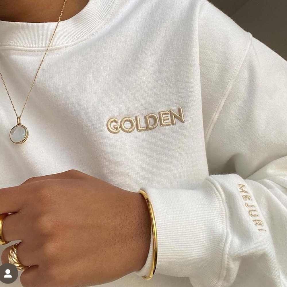 Mejuri // Limited Edition Golden Crewneck - Picture 1 of 7